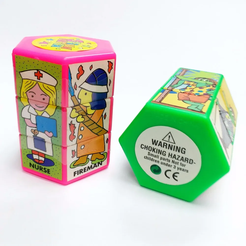 12 pcs, Educational toys, Rolling Puzzle for Baby, Block Game, Birthday Party Favor, carnival, souvenirs, pinata filler, kid toy