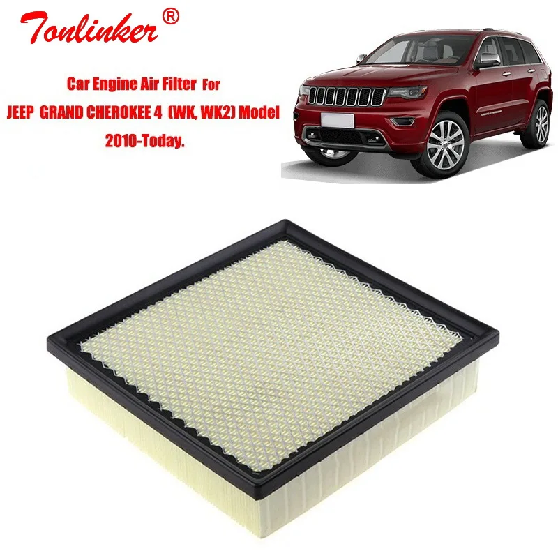 Engine Air Filter 1Pcs For Jeep Grand cherokee 4 WK,WK2 3.6 V6 5.7 V8 6.4  SRT8 4x4 Model 2010 2011 2012-2019  Car Accessories