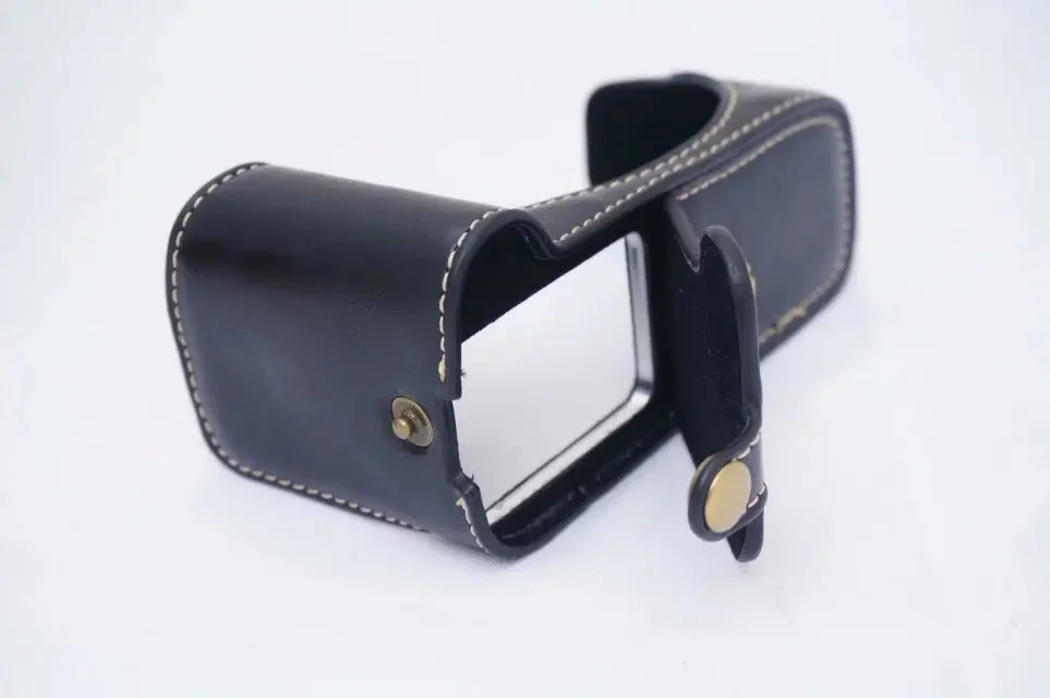 Bolsa para cámara, funda de medio cuerpo para canon 200D, cubierta inferior, Funda de cuero PU con apertura de batería