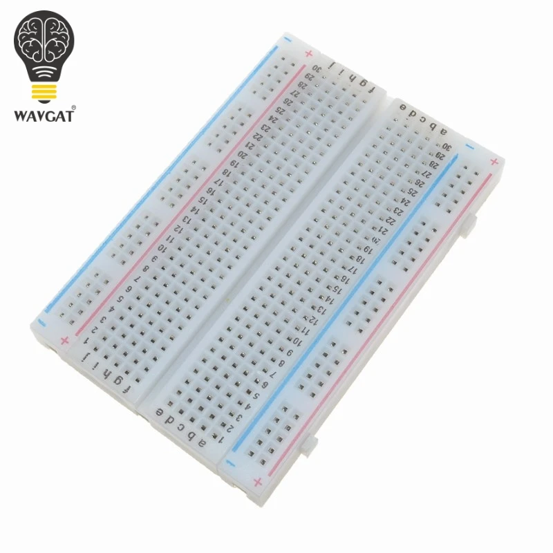 1 Pcs New 400 Tie Points Solderless PCB Breadboard Mini Universal Test Protoboard DIY Bread Board for Bus Test Circuit Board