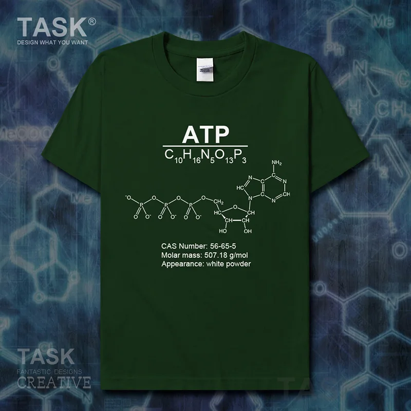 ATP Molecular Formula Chemistry Subject new Tops t shirt mens clothes Short sleeve t-shirt summer Fashion sweatshirt sports 01