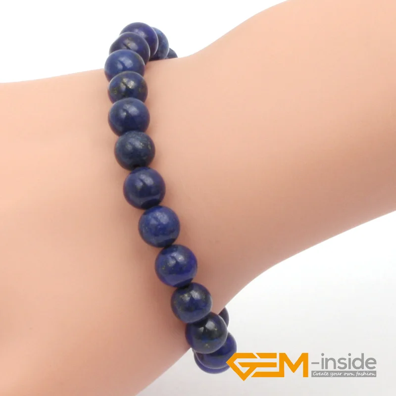 Lapis Lazuli Bracelet Selectable 6mm 8mm 10mm 12mm 14mm The Seven Treasures Of Buddhism Loose DIY