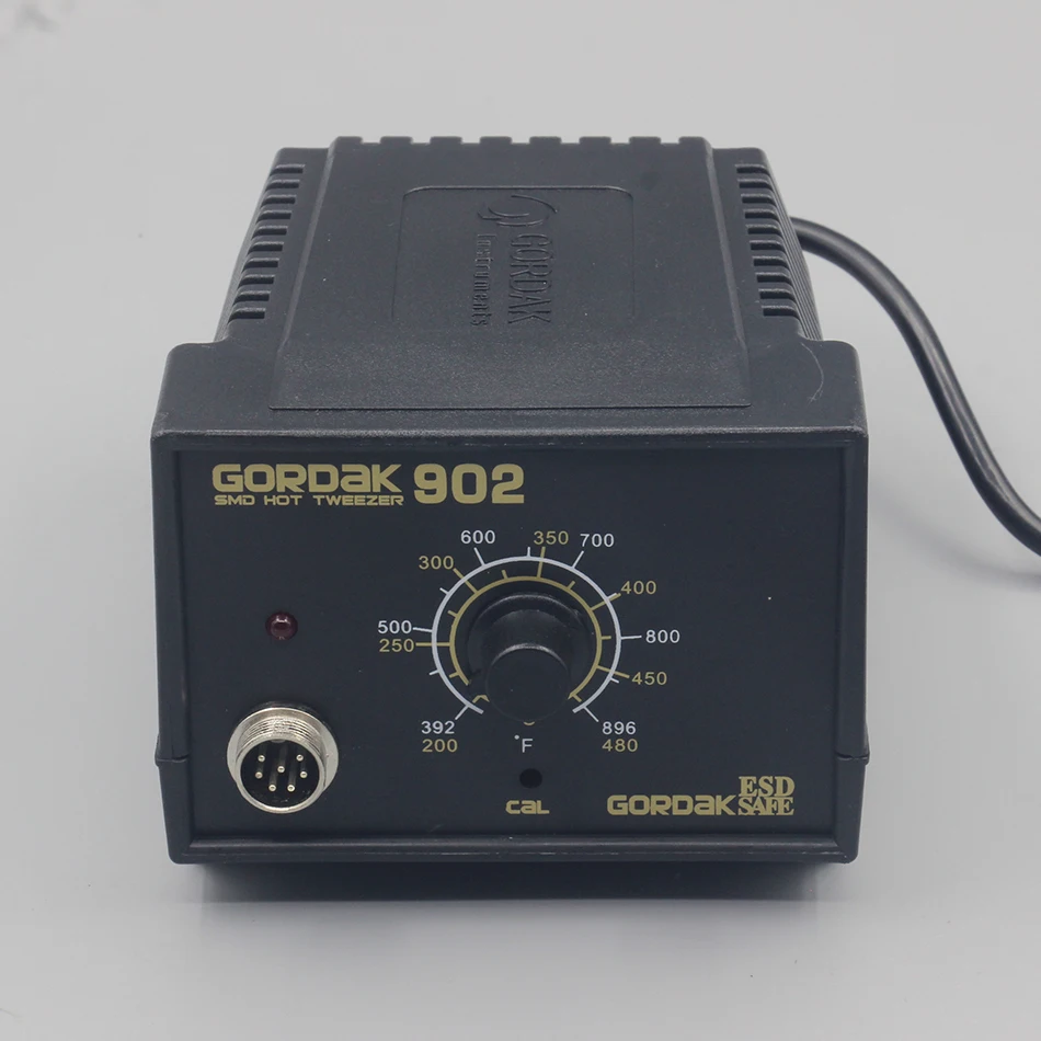 Genuine GORDAK 902 constant temperature soldering station double iron clip electric heating clip tweezers desoldering tools