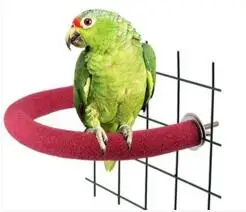 Parrot grinding rod bird toy claw rod station bar bend corner bird cage 90 degrees u molding sand bar