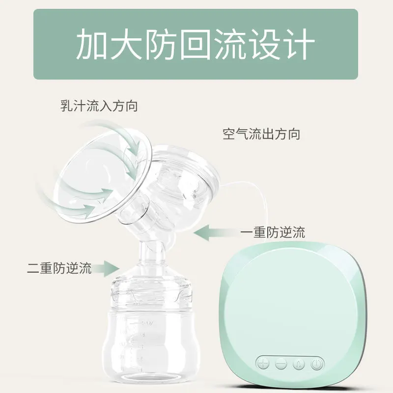 Electric Breast Pump Baby Breast Feeding Milk Extractor Powerful automatic massage breast pump mute BPA free for Pregnant woman