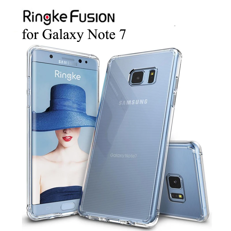 Ringke Fusion for Galaxy Note 7 Case Flexible Tpu and Clear Hard Back Cover Hybrid Note FE Case for Galaxy Note Fan Edition