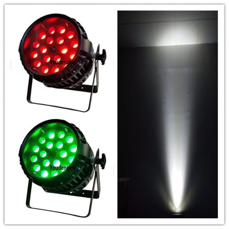 8 pieces par led rgbw ip 65 par fixture 18x10w outdoor led par zoom waterproof rgbw 4 in1 led par lights