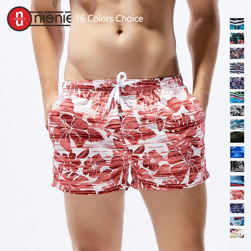 New Men\'s Board Shorts Swimwear Quick Drying Beach Short Casual Pants Fashion - Printed Color Choice