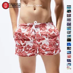 Pantalones cortos de tablero para hombre, traje de baño de secado rápido, pantalones cortos informales de playa, opción de Color estampado a la moda, nuevo