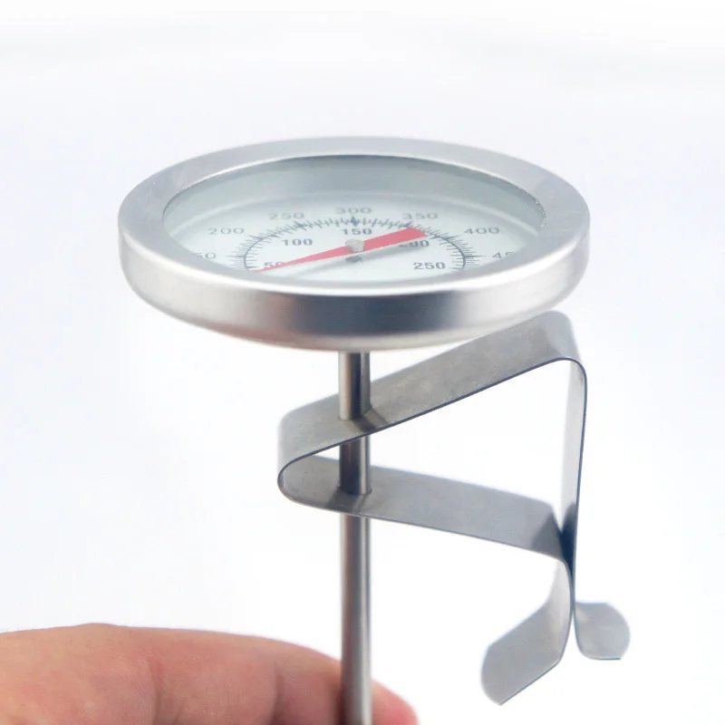 Stainless Steel Frying Cooking Thermometer with 30cm Probe Pin