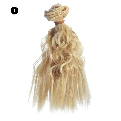 15 cm * 100 cm búp bê tóc giả nhỏ Lượn Sóng Curly hair đối với búp bê phù hợp với BJD DD búp bê Cao-Nhiệt Độ búp bê Phụ Kiện