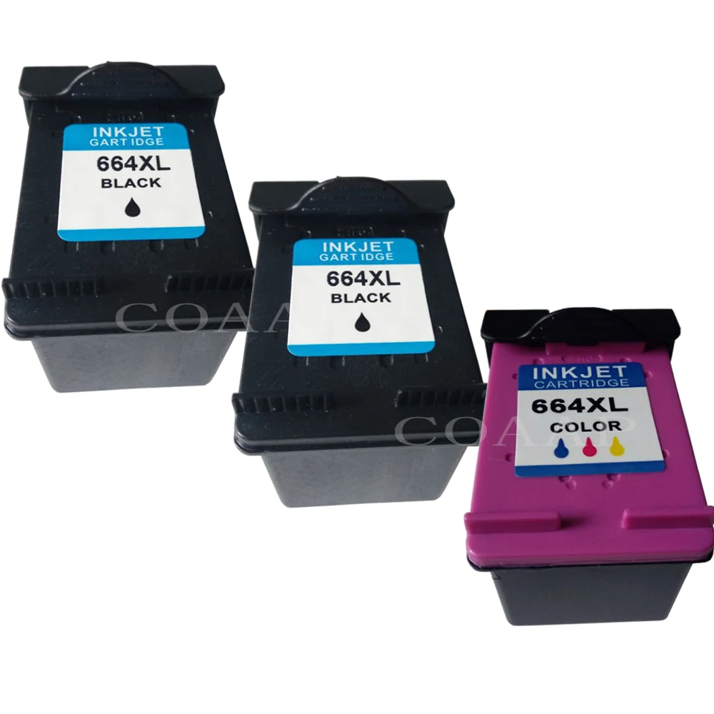 Replacement hp 664XL ink cartridge For HP Officejet 5200 / Deskjet 2600 / Env 5000 series printers (New version)