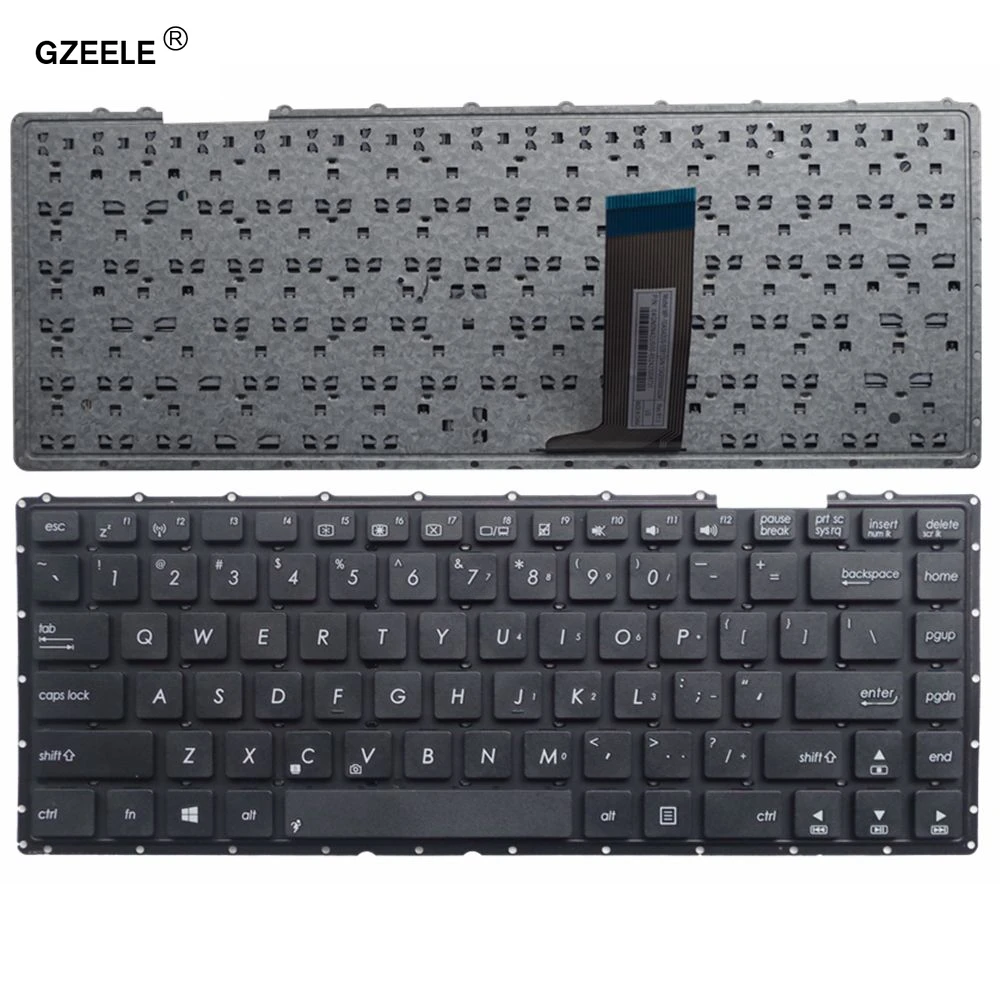 US Laptop English Keyboard for ASUS X451C F401E V451 A450LC R409E R409L R454LJ E3110V V451 A450LC X451MA W419L