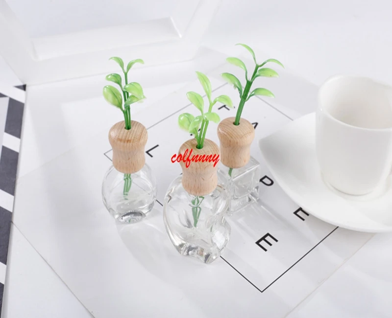 

300pcs/lot The Air Outlet Of Vehicle Car In Addition To Smell The Perfume With Empty Bottles With Essential Oils FXS08