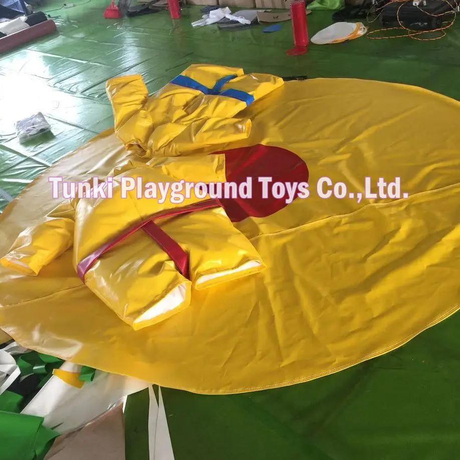 kids  inflatable sumo wrestling suits/inflatable sports games/ sumo suits sumo wrestling