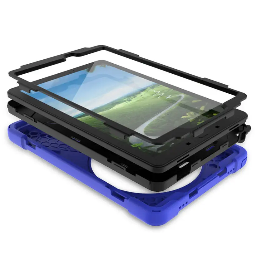Case For Samsung Galaxy Tab A A6 10.1 2016 with S Pen SM-P585Y P585 P580 Cover Shockproof Heavy Duty Silicone Hard Hand Holder