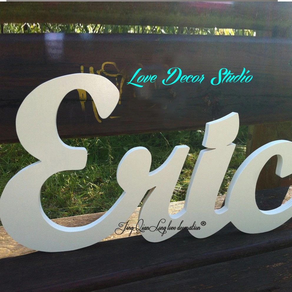 Custom factory production speed fast  Wooden letters wedding decoration  letters wooden letters