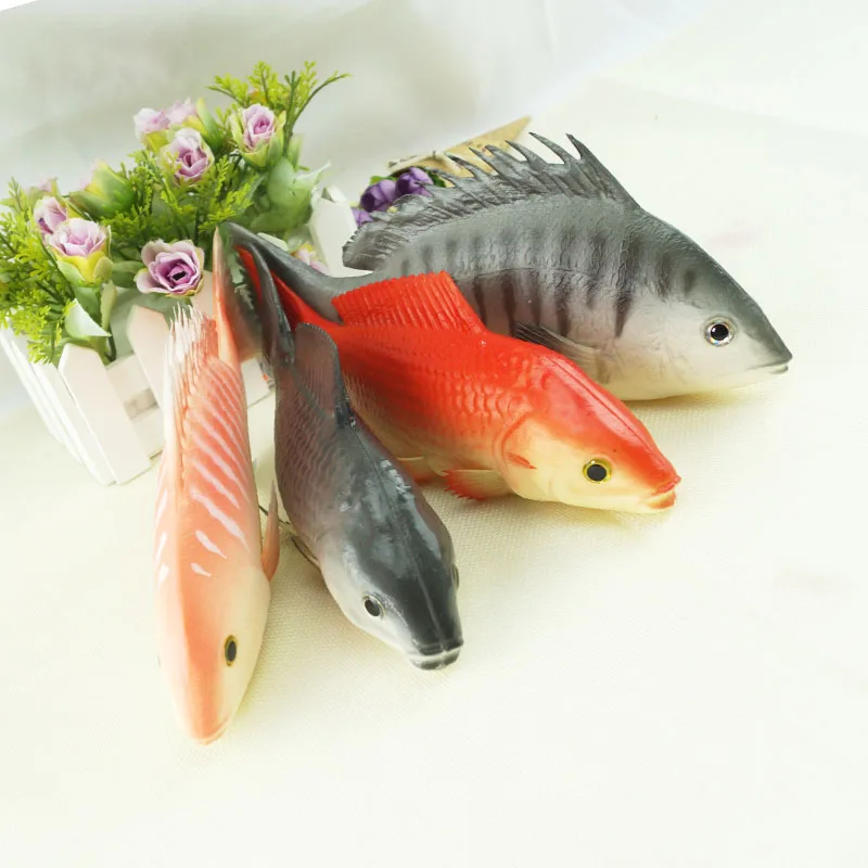 1pc Artificial Lifelike Fish Decor Aquarium Decoration Artificial Model Prop Photography Prop Decor Kid\'s Toys Christmas Gift