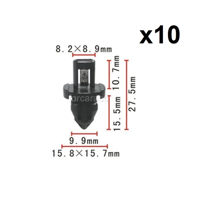 x10 OEM Bumper Clip Nylon Retainer Fastener For A18456 For Honda 90661-ST7-003