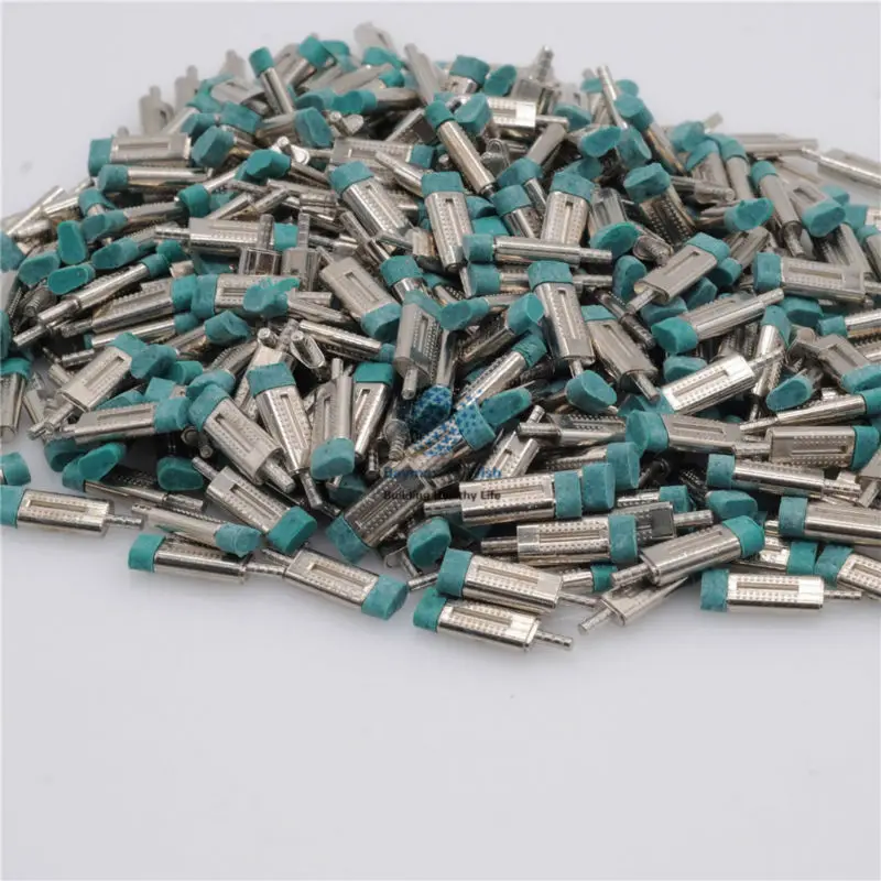 500pcs Double Twin Master Pins with Sleeves Dental Lab use with Pindex Machine Instrument