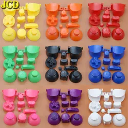 JCD Full set L R ABXY Z Keypads Buttons with 3D Thumbsticks Caps For GameCube NGC D Pads Power ON OFF Buttons