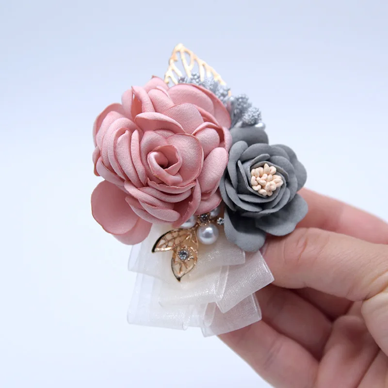 

5pcs/lot Newest 3 colors Groom corsage Companion corsage for wedding decoration