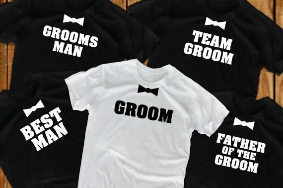 custom title name Grooms crew wedding Drinking Team king or queen tanks tops groomsman t shirts  Bachelor Party gifts favors