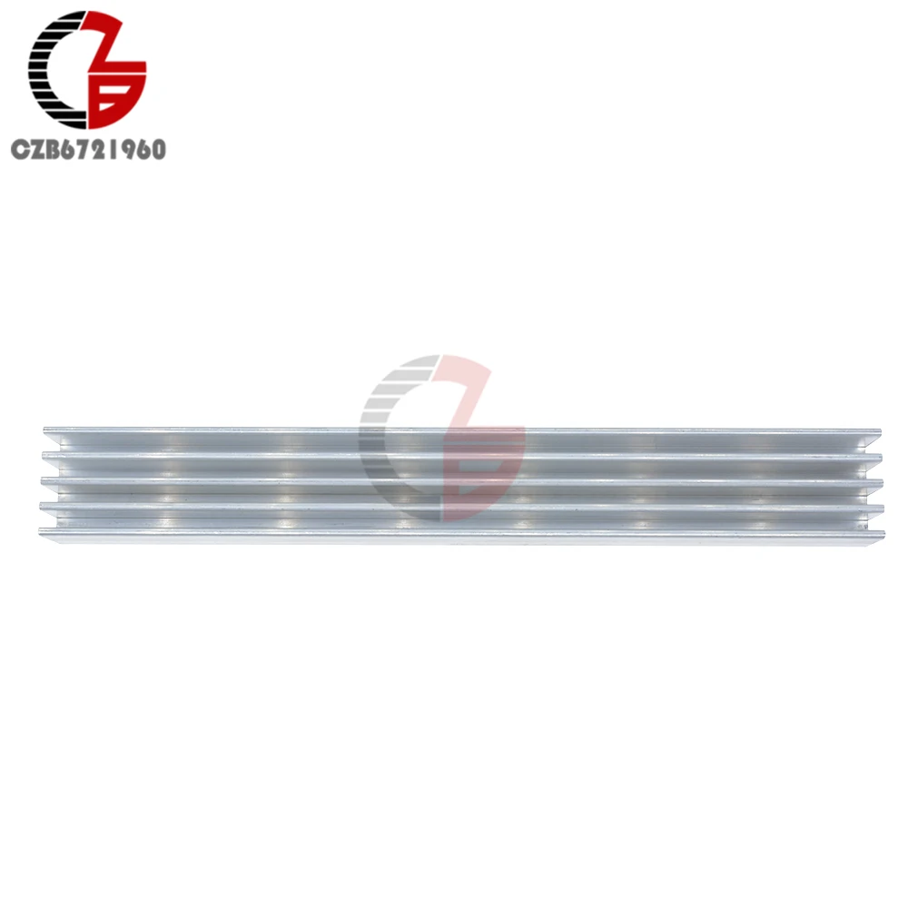 LED Heat Sink Silver-White Aluminum 150x19.7x15.6mm