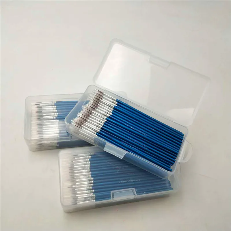 100 pz/set Dettagli Pennelli Set Per I Modelli, Miniature, Lettering, e Viso Pittura