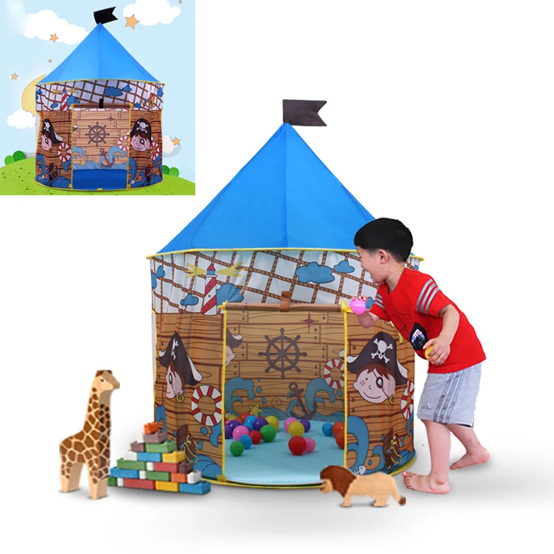 Tienda de juegos de Castillo de princesa para niñas y niños, juguetes, el mejor regalo de cumpleaños y Navidad, casa de juegos plegable, yurta portátil