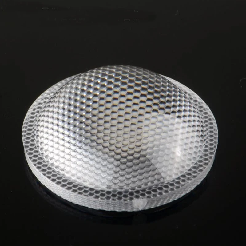 60 Degree Diameter 20 MM 23 MM and 38MM  half ball Bead surface Clear PMMA LED LENS