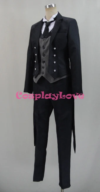 Black Butler Cosplay Book of Circus Sebastian Michaelis Cosplay Costumes