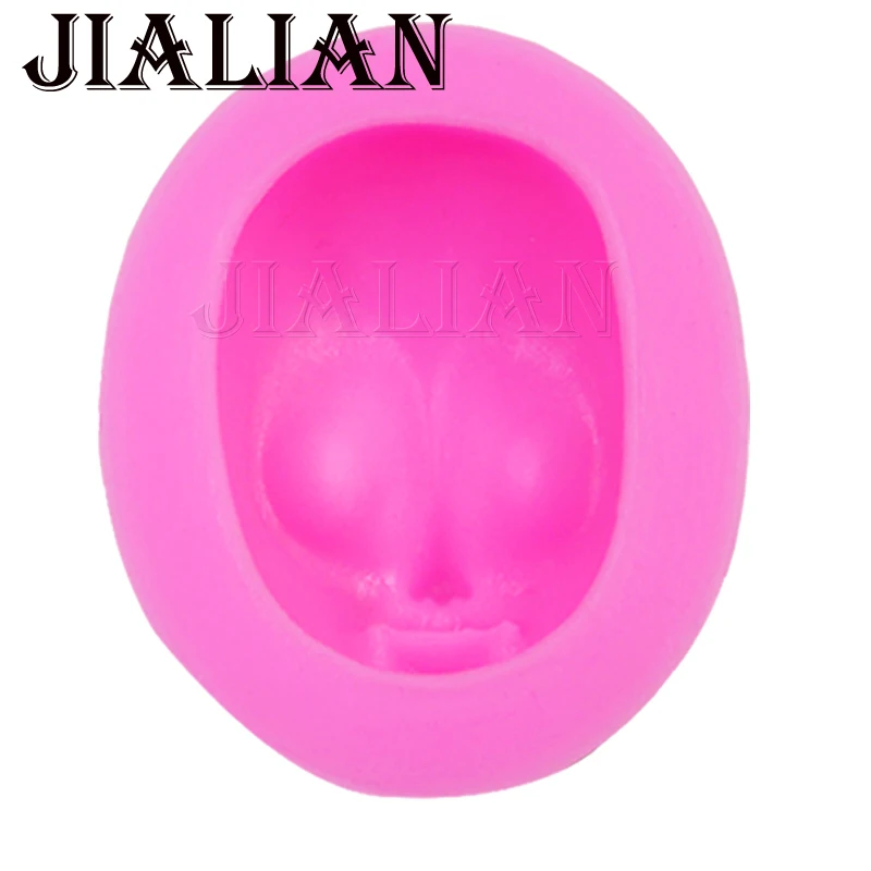 Silicone Mold Girl baby Princess Face Fondant Mold Cake Decorating Tools Chocolate Craft Molds DIY 2016 New Design T0715