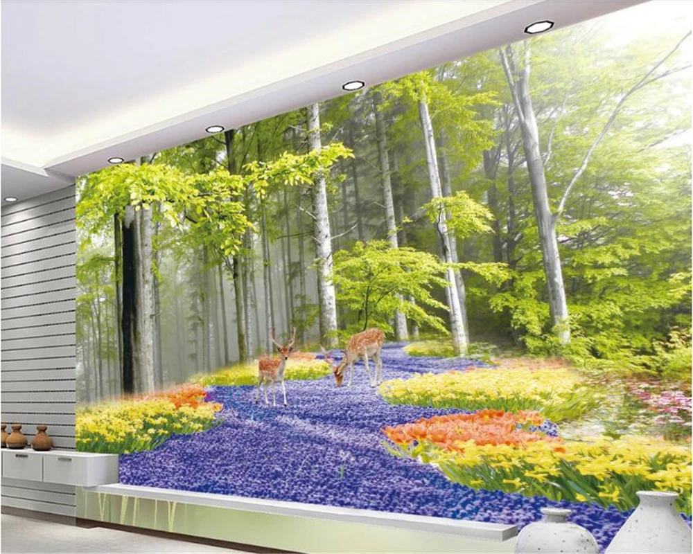 

Beibehang пользовательские продвинутые декоративные обои с росписью красивые пейзажи сказочный ТВ фон обои домашний декор behang