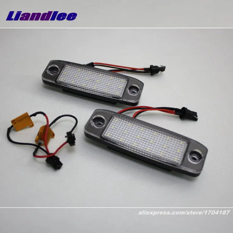 Liandlee Car License Plate Lights For Hyundai Veracruz/ix55 2007-2015 Auto Number Frame Lamp Bulb LED Electronic Accessories