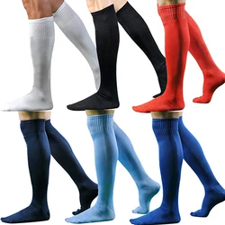 Calcetines largos de béisbol para hombre y mujer, medias altas por encima de la rodilla, deportivas, de Rugby y béisbol, a la moda, para Año Nuevo