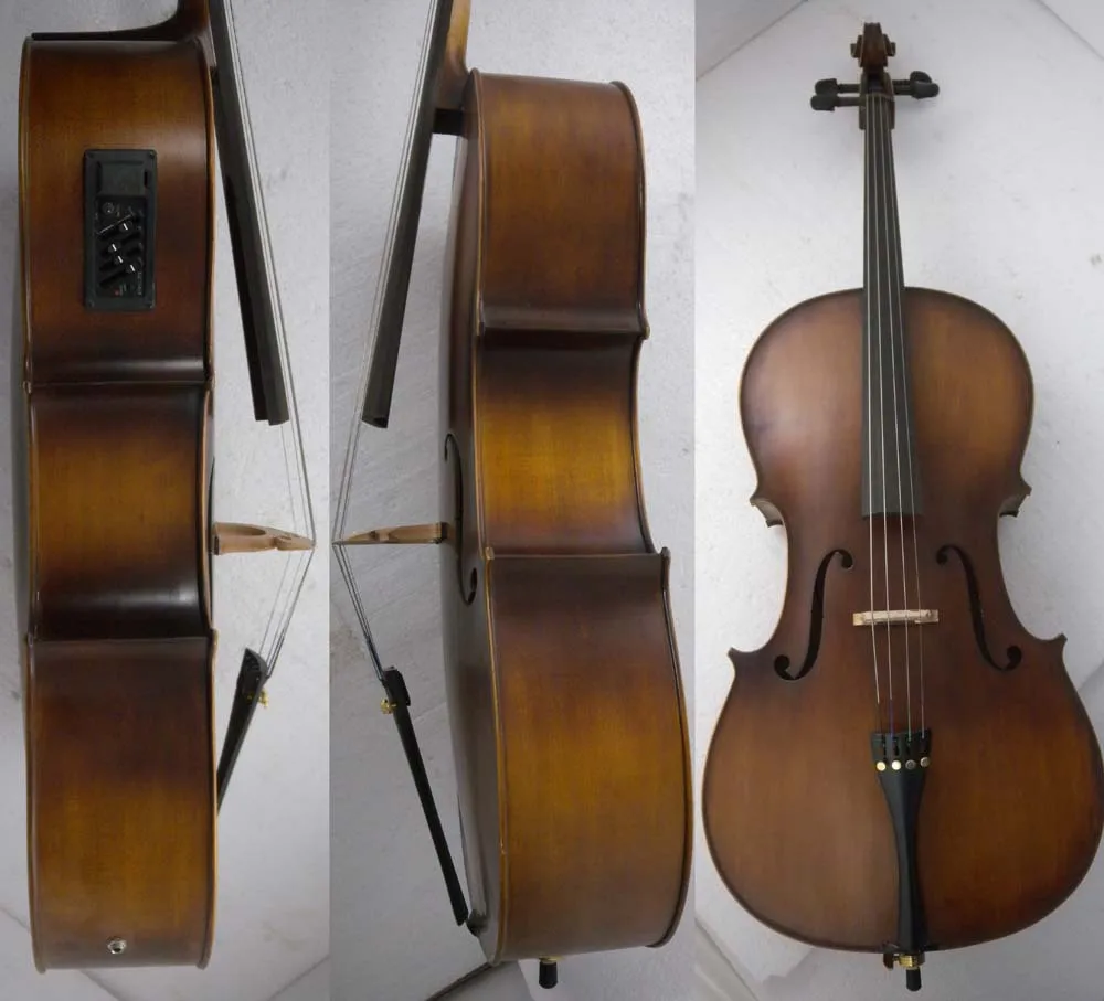 

Cello 4/4 New Electric Acoustic Cello Nice Sound Solid wood 4 string #206 you can choose color i can make for you