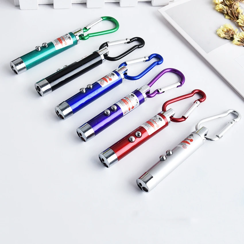 Small LED Flashlight Portable Hard flashlight White/ Infrared Light Emergency flashlight Keychain Outdoor/Camping Tool