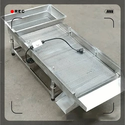 Linear Vibration Sieve Screen Size 30*75/40*95cm Stainless Steel Vibration Separator for Particle Screening and Grading