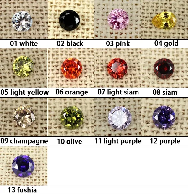 New Arrive Cubic Zirconia Stones Brilliant Cuts Supplies For Jewelry 3mm 100pcs Round Pointback Beads Nail Art DIY Decorations