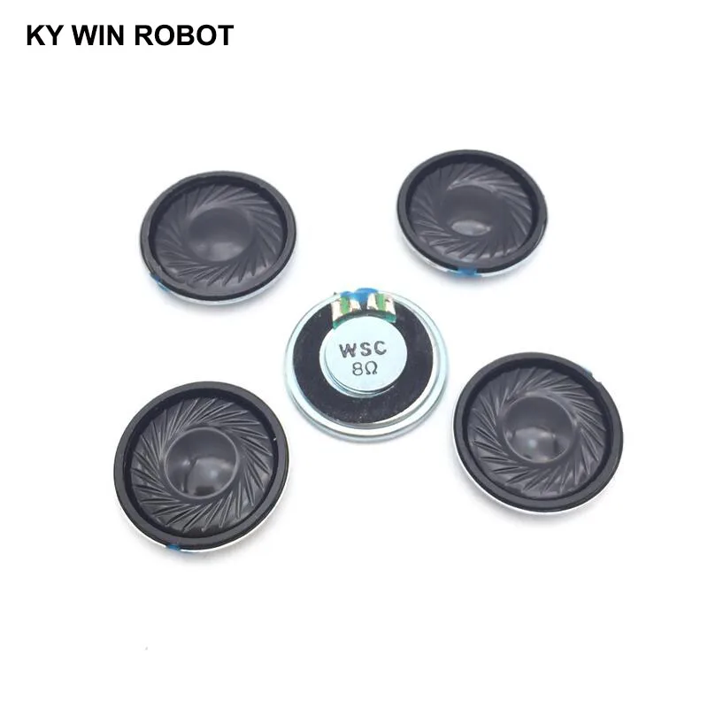 Mini haut-parleur Ultra-mince, nouveau, 8 ohms, 1 watt, 1 W, 8R, diamètre 26MM, 2.6CM, épaisseur 5MM, 5 pièces/lot