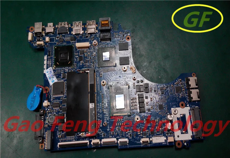 Original Laptop Motherboard for Dell FOR XPS 14z - COMPAL PLW00 CF-0F2DV7 0F2DV7  LA-7451P GeForce GT520M HM67 SR043 I7-2640M