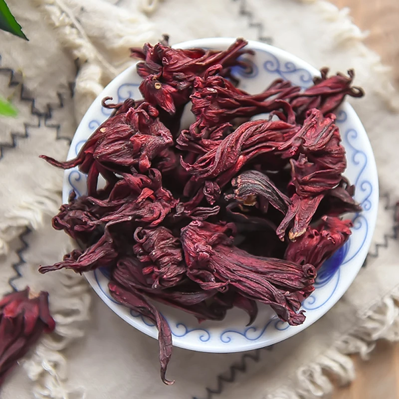 100% new Real natural pressed Plant roselle dried flowers head home Christmas supplies decor DIY wall material 10g