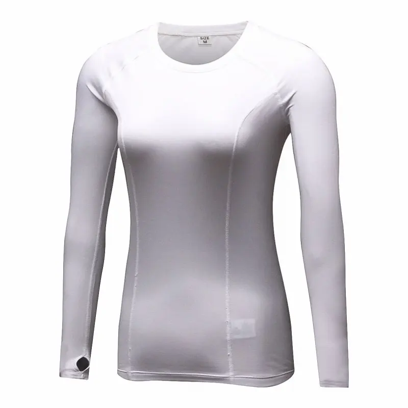 Women Autumn Nylon Quick-Drying Long Sleeve Fitness Gym Running Yoga T-Shirt