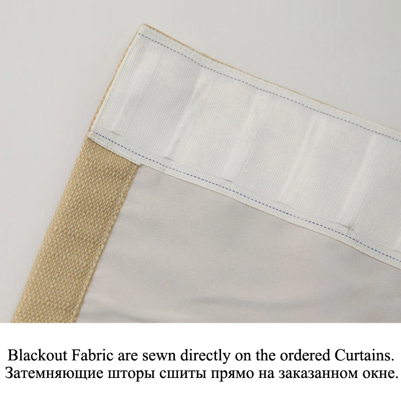MAKEHOME White Colors Thermal Blackout Lining Curtains for the Bedroom Living Room Kitchen Window Blinds Curtains Drapes