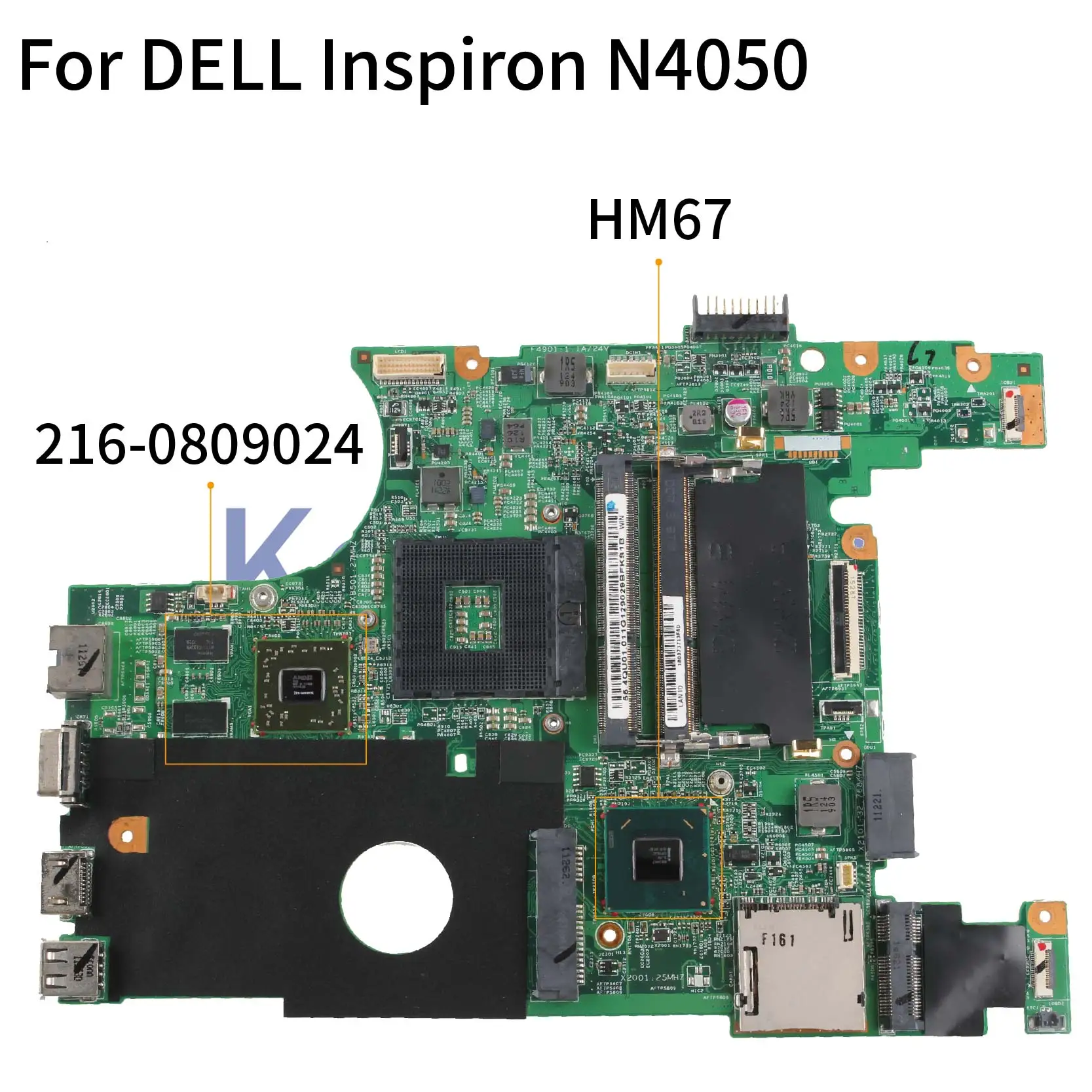 

KoCoQin Laptop motherboard For DELL Inspiron 15R N4050 Vostro 1450 V1450 Mainboard CN-0XJ7CC 0XJ7CC 10315-1 HM67 216-0809024