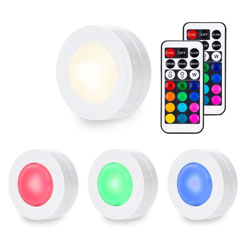 

Xsky светодиодный ночник с пультом дистанционного управления RGB изменяемый цвет под шкафом светильник s светодиодный светильник шайба для кухни витрина лестницы