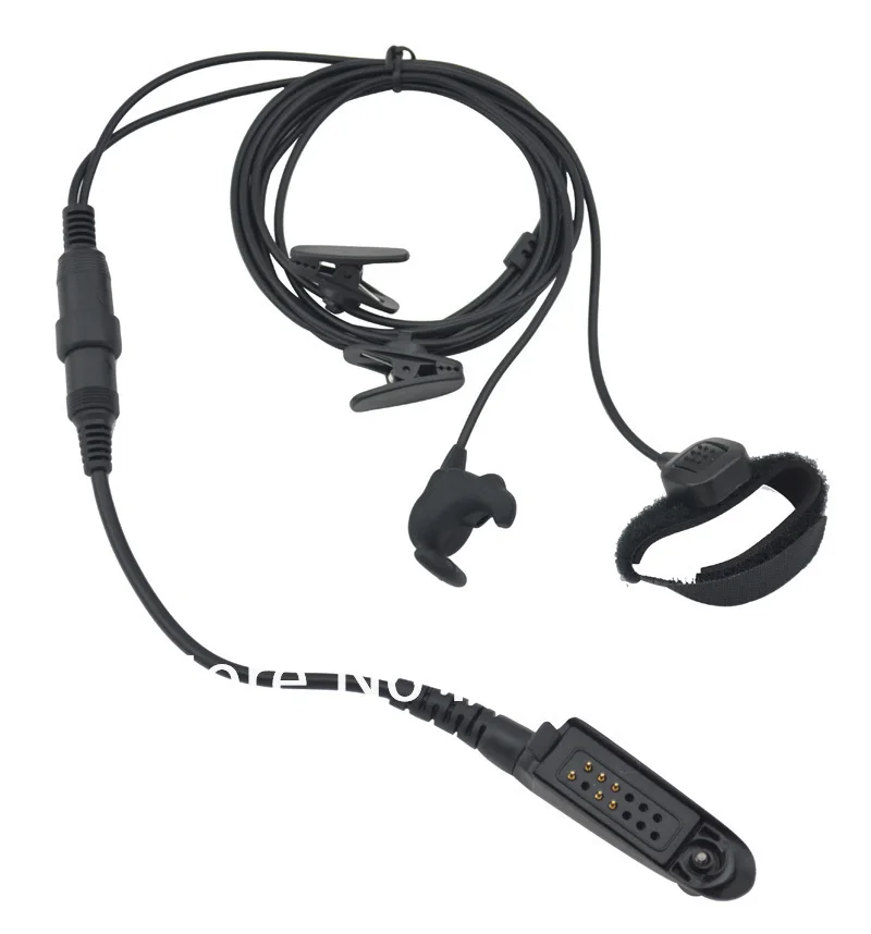 

M328 Plug 2-wired PRO Ear vibration w/cable control & MIC for Motorola GP328 GP338 GP340 GP360 GP380 GP640 MTX850 PRO5150