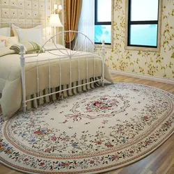 American Pastoral Oval Carpet For Living Room Home Countryside Rugs For Bedroom Sofa Coffee Table Floor Mats Study Area Rug