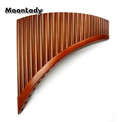 C Key Handmade Panpipes Woodwind Instrument Chinese Traditional Musical Instrument Bamboo 25 Pipes Pan Flute Pan flute